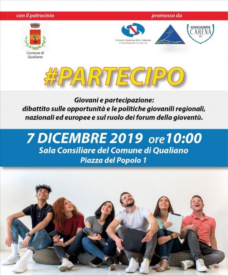 ISTITUZIONI 24 – Terzo settore, convegno “Giovani e partecipazione: dibattito sulle opportunità e le politiche giovanili regionali, nazionali ed europee e sul ruolo dei forum dei giovani”